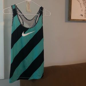 *SOLD* Blue/Black Nike Pro Tank Top